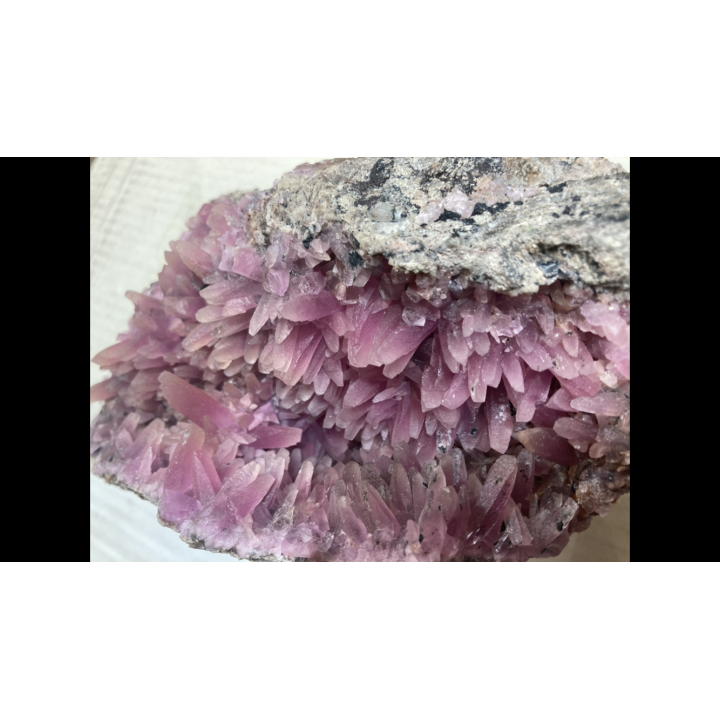 cobaltiferous calcite geode - Bou Azzer - Morocco