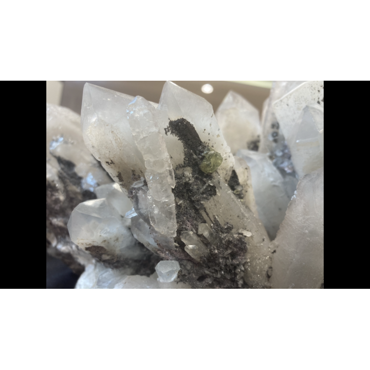 quartz, sphalerite et calcite - Bou Azzer - Morocco