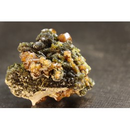 grenats melanite et epidote  -  Diakon, Kayes, Mali
