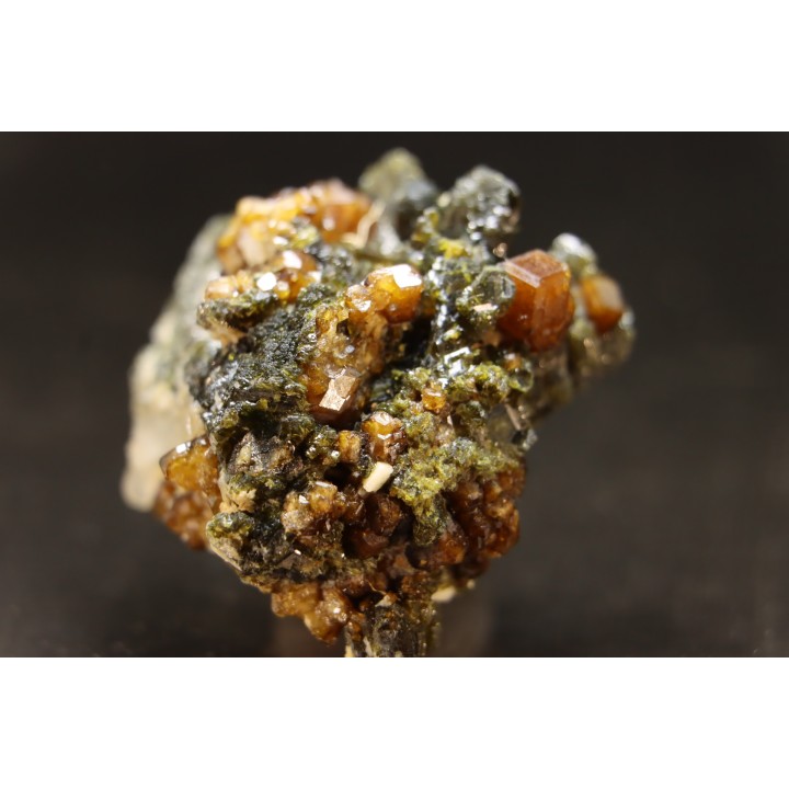 melanite garnet  and epidote - Diakon, Kayes, Mali