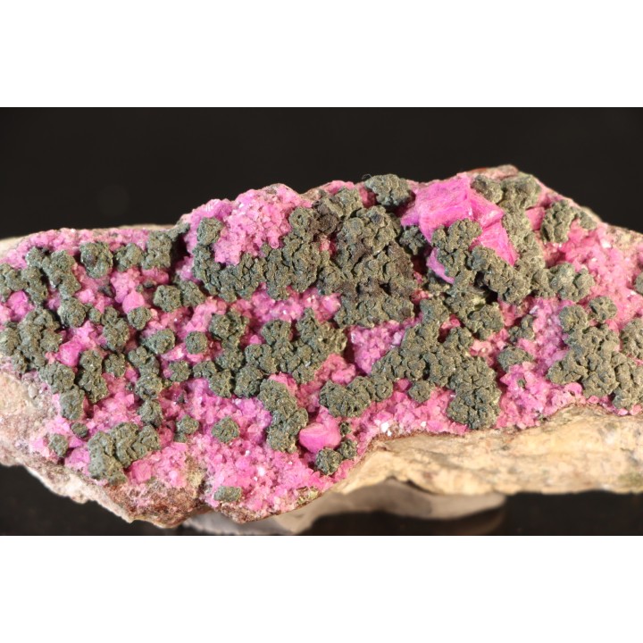 cobatodolomite et malachite  - Katanga, RDC
