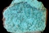Quartz sur chrysocolle psm malachite psm barytine Mine de Tenke-Fungurume, Katanga, RD Congo