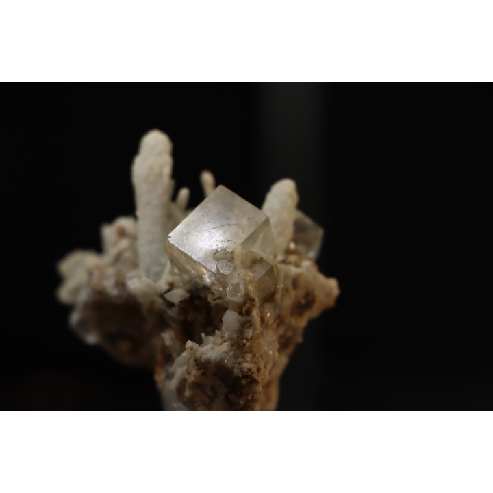 fluorite and quartz - Nikolaevskiy Mine  Dalnegorsk, RUSSIA