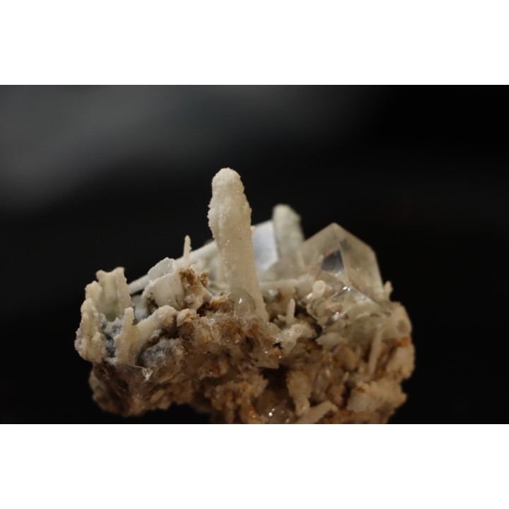 fluorite sur quartz - Nikolaevskiy Mine  Dalnegorsk, RUSSIE