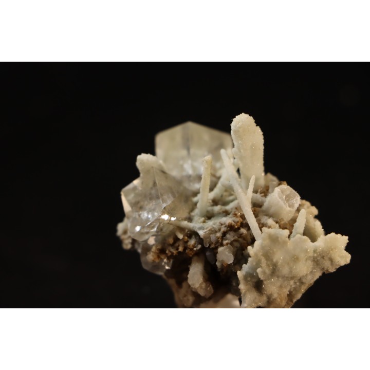 fluorite and quartz - Nikolaevskiy Mine  Dalnegorsk, RUSSIA