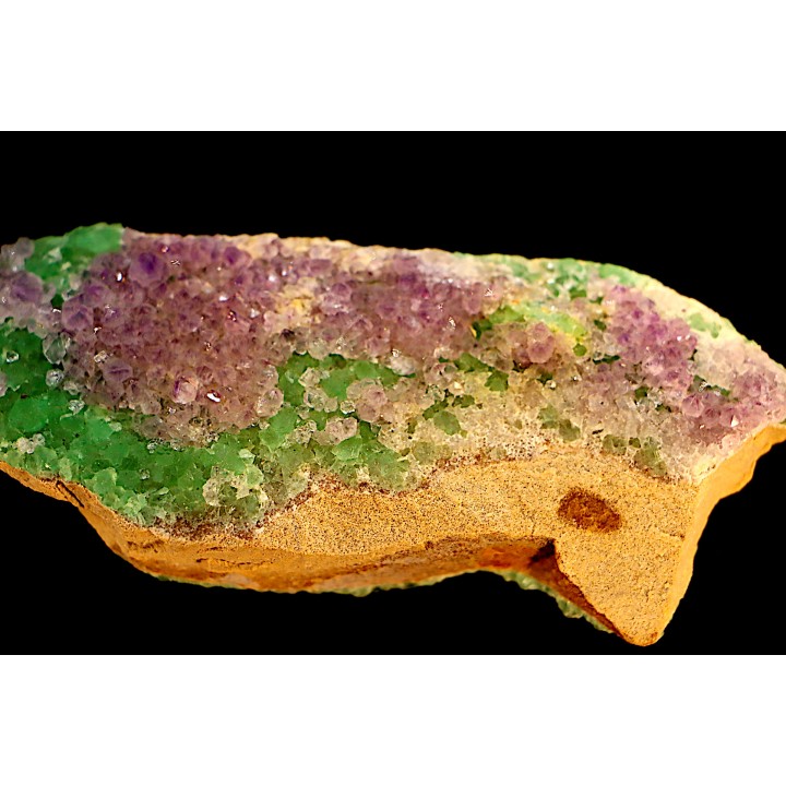AMETHYSTE sur FLUORITE VERTE - Nancy Hanks Claim  Mesa Co., Colorado -USA