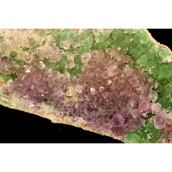 AMETHYSTE sur FLUORITE VERTE - Nancy Hanks Claim  Mesa Co., Colorado -USA
