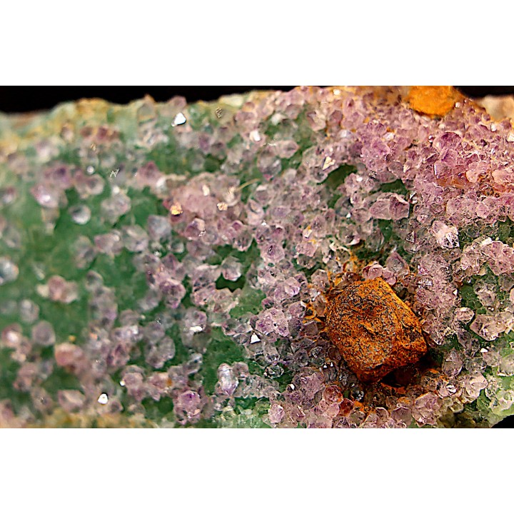 AMETHYSTE sur FLUORITE VERTE - Nancy Hanks Claim  Mesa Co., Colorado -USA