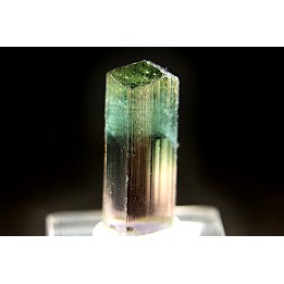 Tourmaline Elbaïte rose et verte - Lavra de Sapo, Ferruginha, Minas Gerais – Brésil