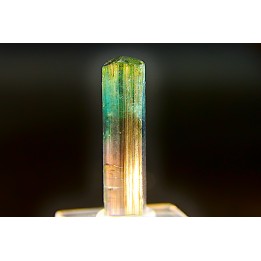 Tourmaline Elbaïte verte et rose - Cruzeiro mine, Minas Gerais – Brésil