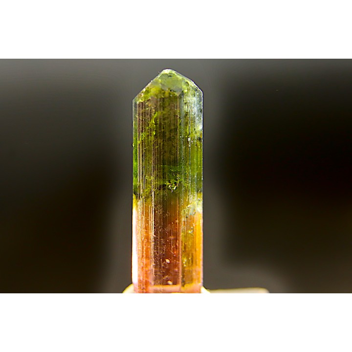 Tourmaline Elbaïte verte et rose - Cruzeiro mine, Minas Gerais – Brésil