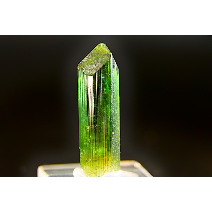 Tourmaline Elbaïte verte - Cruzeiro mine, Minas Gerais – Brésil