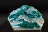 dioptase and plancheite (cut and polish) Mindouli, RD Congo