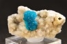 Cavansite sur stilbite - Wagholi, Poona, Maharashtra, Inde