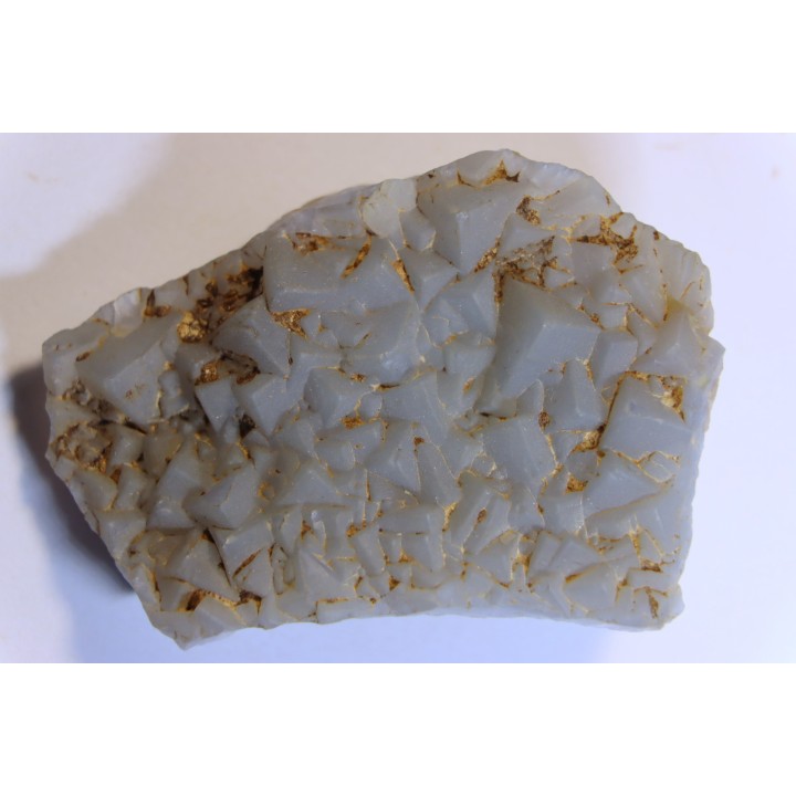 CRISTAUX de HALITE PSEUDOMORPHOSES en OPALE BLEUE - Australie