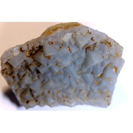 HALITE crystal PSEUDOMORPHOSES blue OPALE - Australia