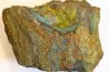 superbe bois fossile en azurite malachite
