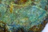 superbe bois fossile en azurite malachite