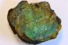 superbe bois fossile en azurite malachite