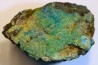 superbe bois fossile en azurite malachite