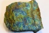 superbe bois fossile en azurite malachite