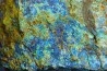 superbe bois fossile en azurite malachite