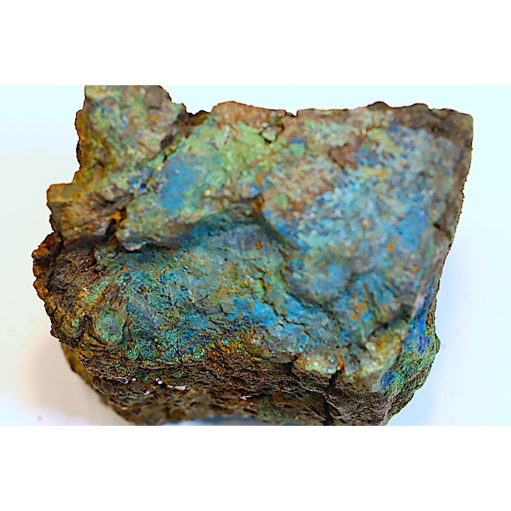 fossil wood with azurite malachite inclued