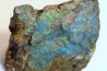 superbe bois fossile en azurite malachite