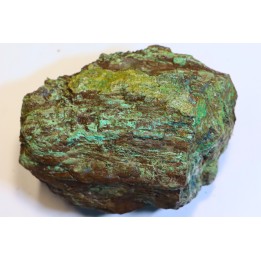 superbe bois fossile en azurite malachite