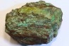 superbe bois fossile en azurite malachite