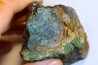 superbe bois fossile en azurite malachite