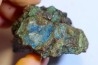 fossil wood with azurite malachite inclued