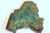 superbe bois fossile en azurite malachite