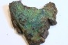 superbe bois fossile en azurite malachite