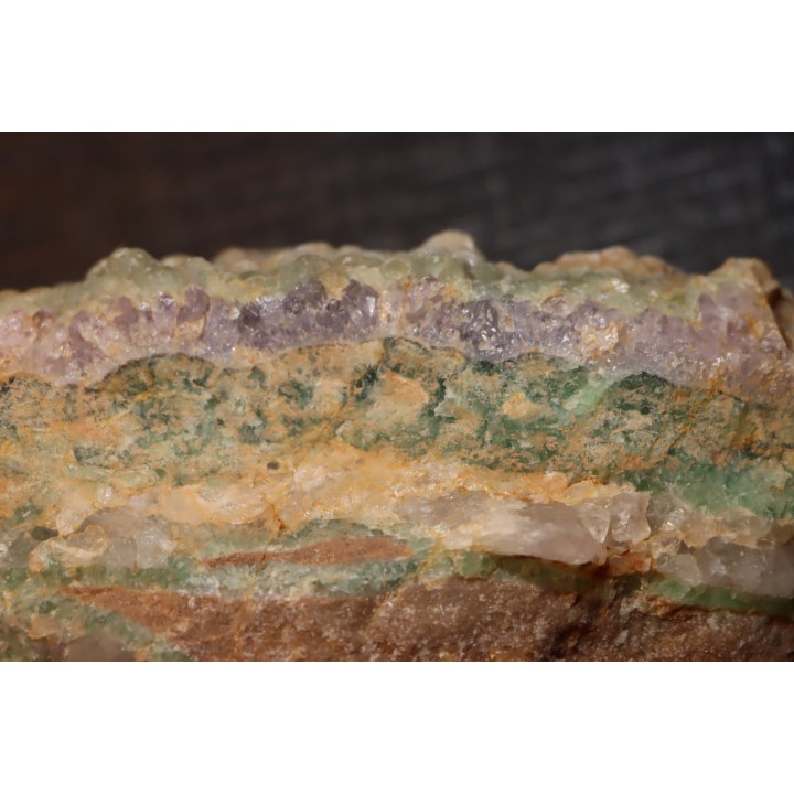 AMETHYSTE et FLUORITE botryoidale- Nancy Hanks Claim  Mesa Co., Colorado -USA