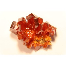 VANADINITE sur BARYTE// Mibladen, Morocco