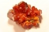 VANADINITE sur BARYTE// Mibladen, Morocco