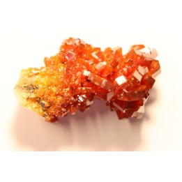 VANADINITE sur BARYTE - Mibladen, Maroc
