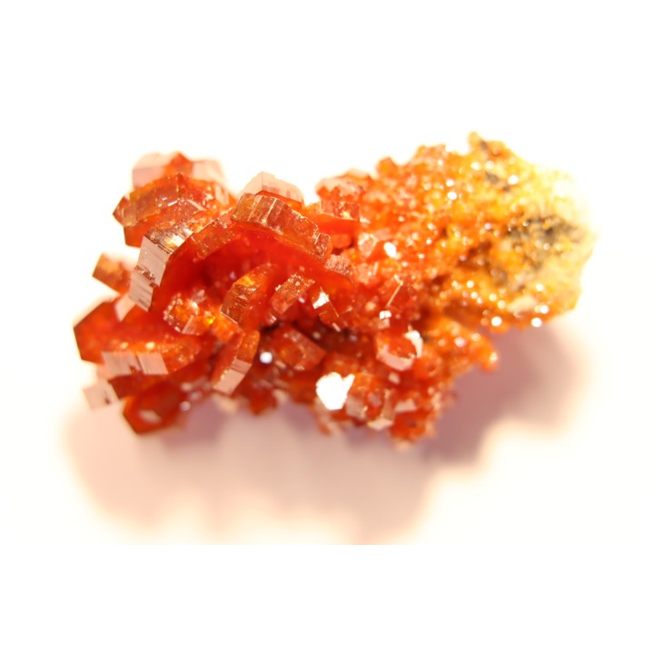 VANADINITE sur BARYTE - Mibladen, Maroc