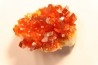 VANADINITE sur BARYTE// Mibladen, Morocco