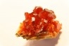 VANADINITE sur BARYTE - Mibladen, Maroc