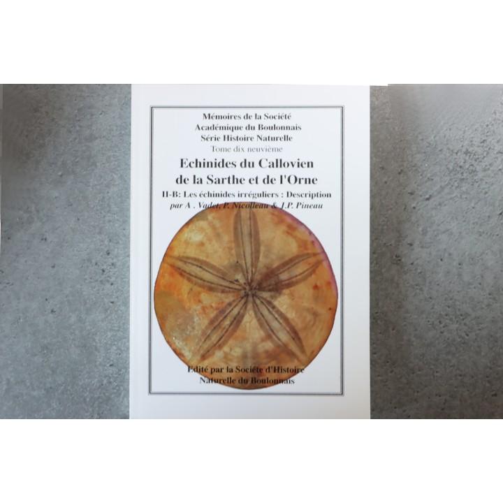 MSAB - A. Vadet & alii, 1998  Echinides du Callovien de la Sarthe et de l'Orne  Partie 2b: Les échinides irréguliers