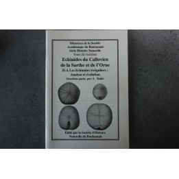 MSAB - A. Vadet & alii, 1997  Echinides du Callovien de la Sarthe et de l'Orne  Partie 2a: Les échinides irréguliers