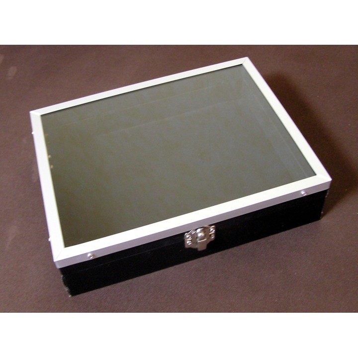 COFFRET VITRE - dimension 23 / 18 / 5 cm