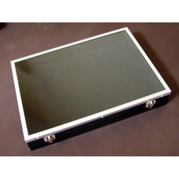COFFRET VITRE - dimension 23 / 18 / 5 cm