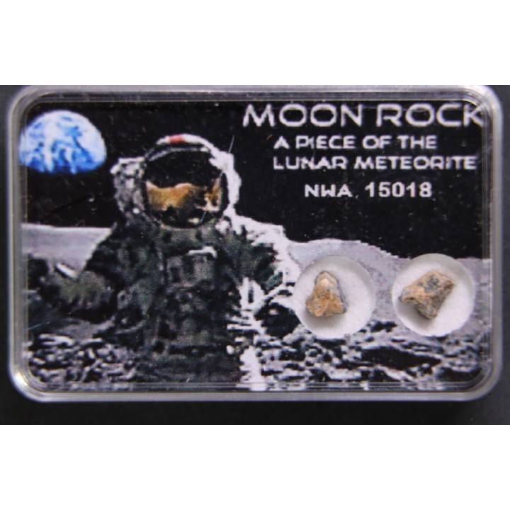 MOON ROCK: Lunar feldspath breccia - NWA 15018