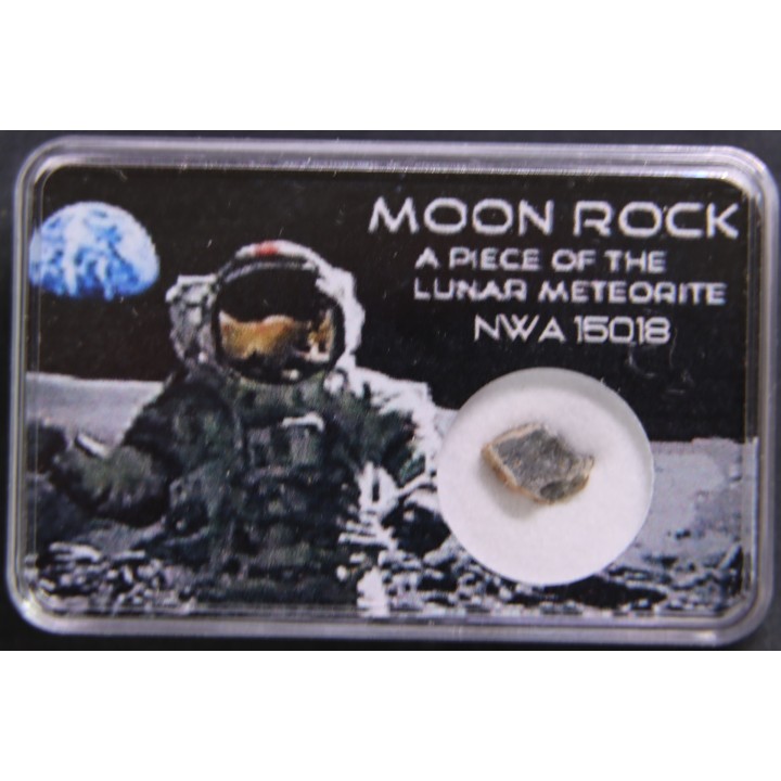 Météorite: Lunar bréche feldspath - NWA 15018