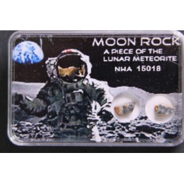 Météorite: Lunar bréche feldspath - NWA 15018
