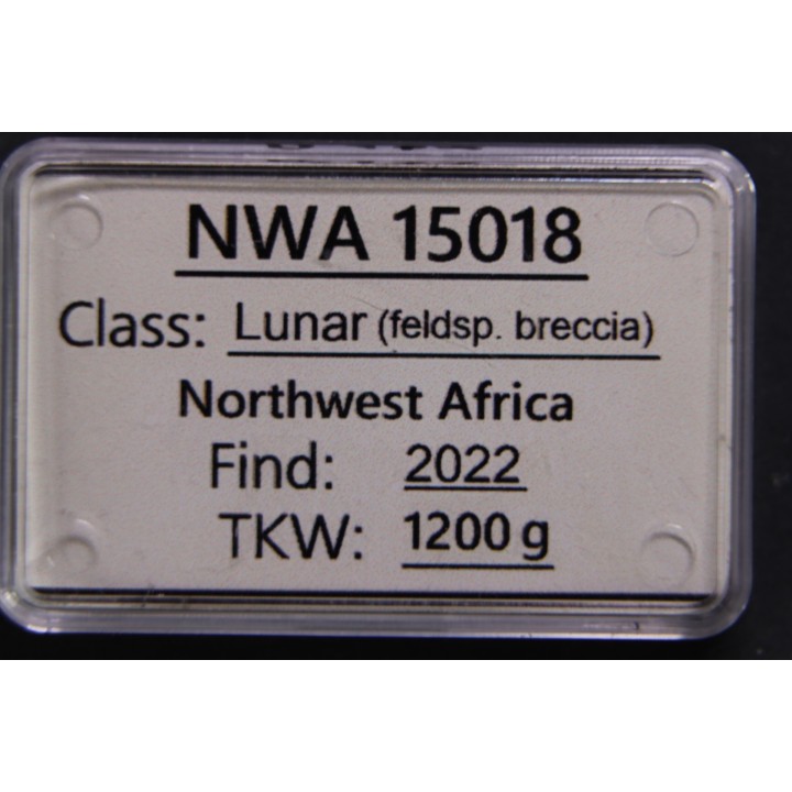 Météorite: Lunar bréche feldspath - NWA 15018