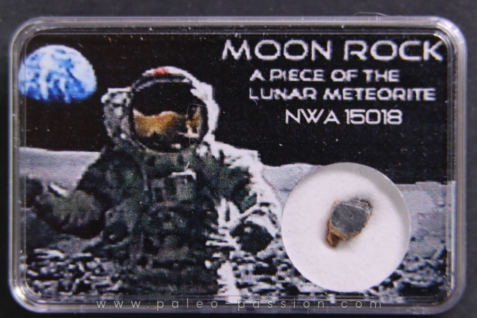 Météorite: Lunar bréche feldspath - NWA 15018